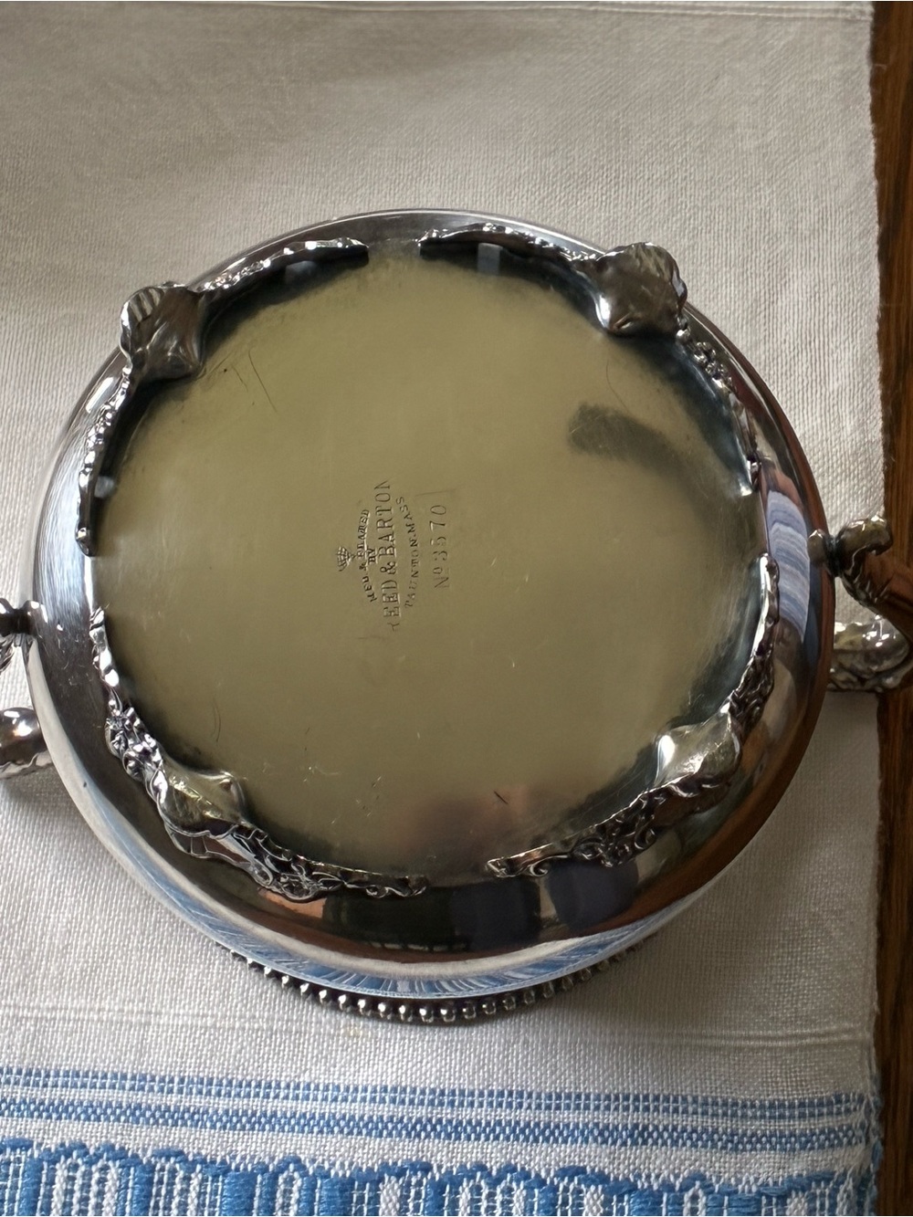 Silver-Plated Reed and Barton Tea set - Picture 3 of 3